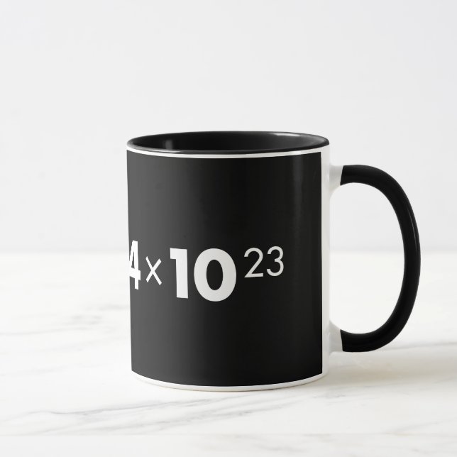 Avogadros numrerar muggen mugg (Höger)