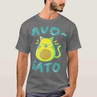 AvoGato Avocado Cat Funny Avocado T Shirt