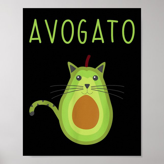 Avogato Cinco De Mayo Gift Cinco de Meow Cat Avoca Poster (Framsidan)