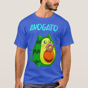 Avogato Cute Kitten med ägare av munnötsket, katte T Shirt