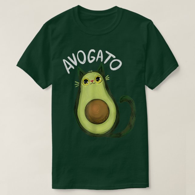 Avogato Funny Cat Avocado Cinco De Mayo Cat Dam C T Shirt (Design framsida)