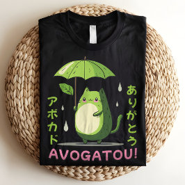Avogatou Arigato Avocado Pun Cute Japanska T Shirt