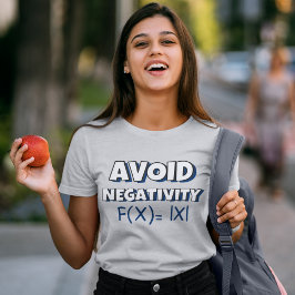 Avoit Negativity Funny Math  T Shirt