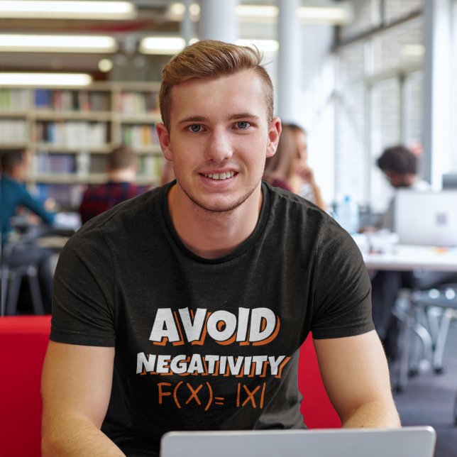 Avoit Negativity Funny Math  T Shirt (Skapare uppladdad)