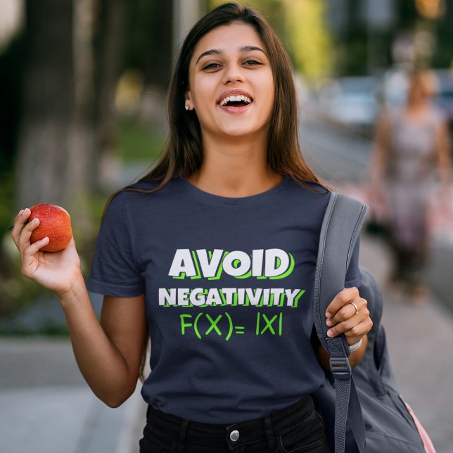 Avoit Negativity Funny Math  T Shirt (Skapare uppladdad)