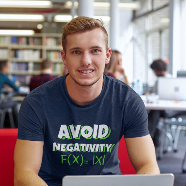 Avoit Negativity Funny Math  T Shirt (Skapare uppladdad)
