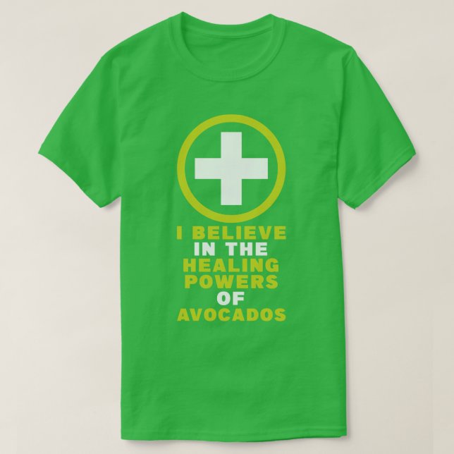 Avokado (10) t shirt (Design framsida)