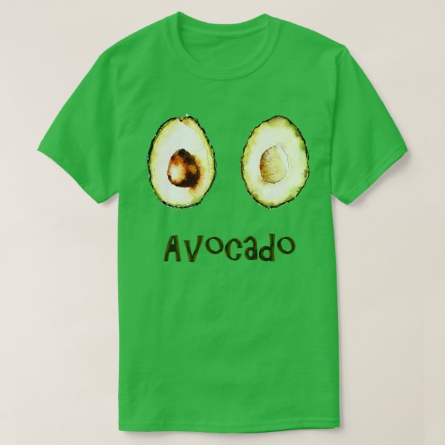 Avokado (12) t shirt (Design framsida)