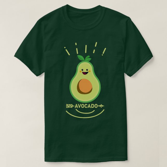 Avokado 16 t shirt (Design framsida)