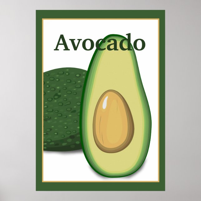 Avokado 20 x 28 Poster (Framsidan)