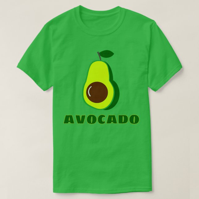 Avokado (8) t shirt (Design framsida)