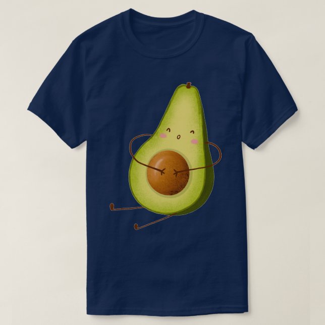avokado art t shirt (Design framsida)