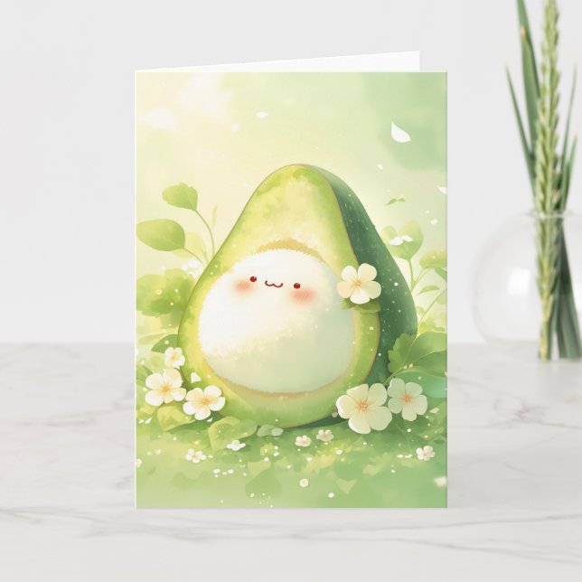 Avokado Bliss Kort (Framsida)