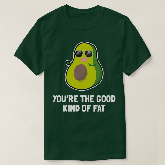 Avokado-Bra av Tjock 2 T Shirt (Design framsida)