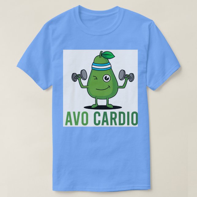 avokado cardio-säck t shirt (Design framsida)