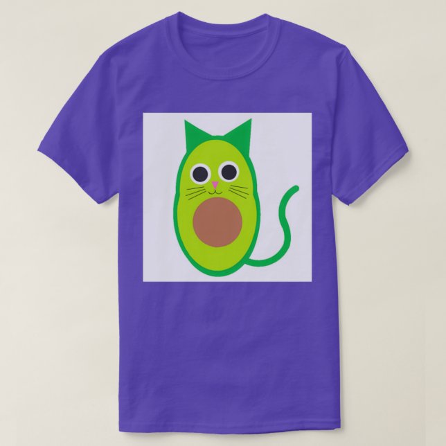 avokado cat 14 t shirt (Design framsida)