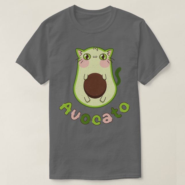 Avokado cat Avocato Classic TShirt T Shirt (Design framsida)
