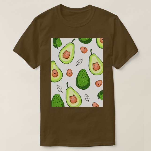 Avokado Delikat Frukt 1 T Shirt (Design framsida)