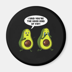 Avokado den bra sorten av det feta roliga magnet
