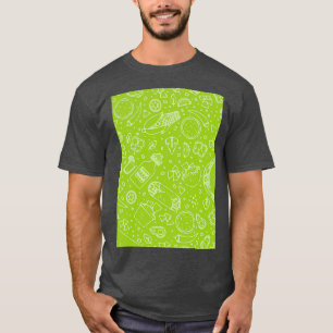 Avokado Exotic Tropik Illustration T Shirt