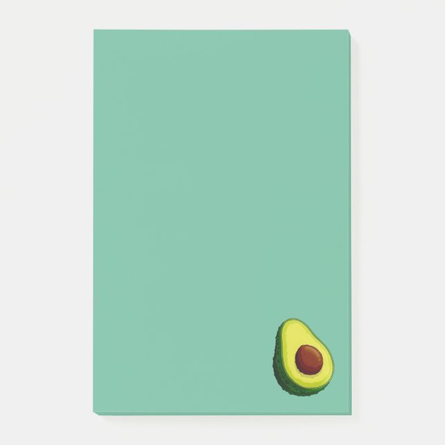 Avokado - Fruktsamling - Post-it Block (Framsida)
