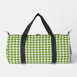 Avokado Grön Karo Gingham Retro Färg