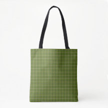 Avokado Grön Plaid Fönsterrutemönster Retro