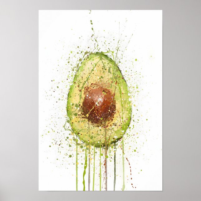 Avokado Grönsak Poster (Framsidan)