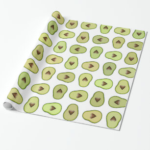 Avokado Hjärt Frukt Fiesta Baby Shower Festlighet Presentpapper