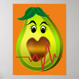 avokado hjärtvänlig mat poster