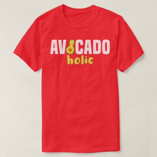 Avokado Holik Vegan Food Avocado (1) T Shirt (Design framsida)