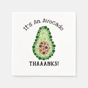 Avokado i prickar pappersservett