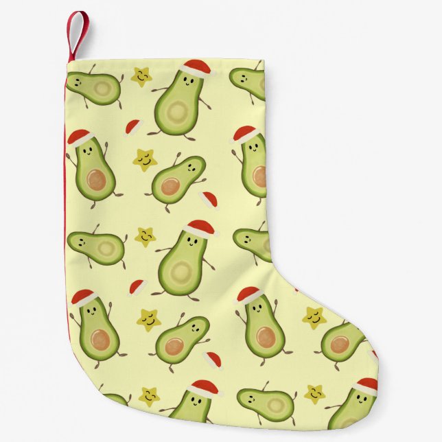 Avokado & jul liten julstrumpa (Framsidan)