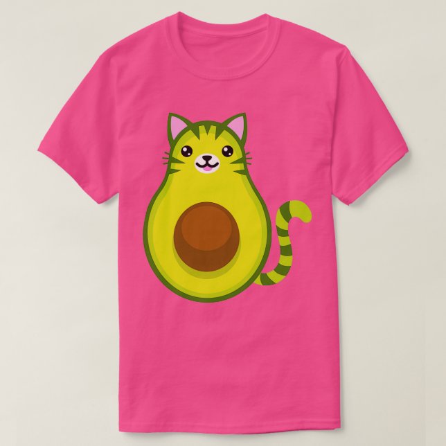avokado katt 2 t shirt (Design framsida)