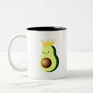 Avokado Kung på alla frukter Två-Tonad Mugg