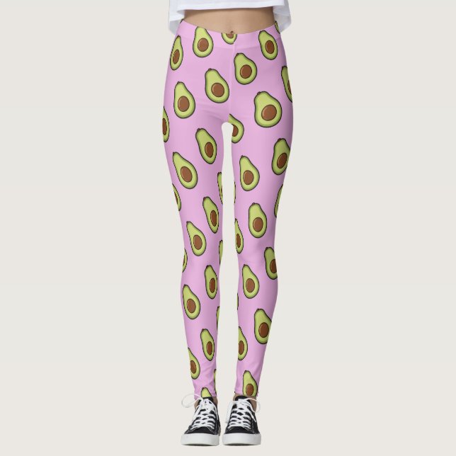 Avokado  leggings (Framsida)