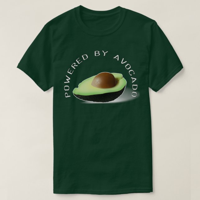Avokado med avokado t shirt (Design framsida)