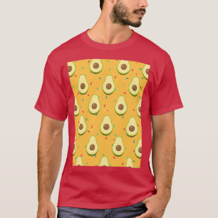 Avokado med färgstarka sprinkler t shirt