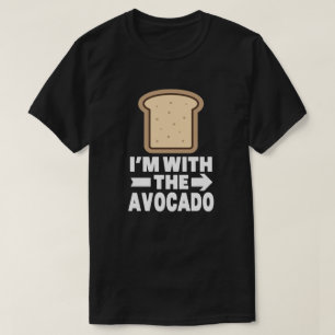 Avokado med toast matchande Halloween-dräkt T Shirt