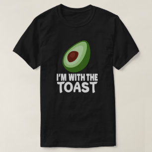 Avokado med toast matchande Halloween-dräkt T Shirt