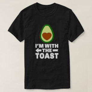 Avokado med toast matchande Halloween-dräkt T Shirt