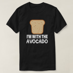 Avokado med toast matchande Halloween-dräkt T Shirt