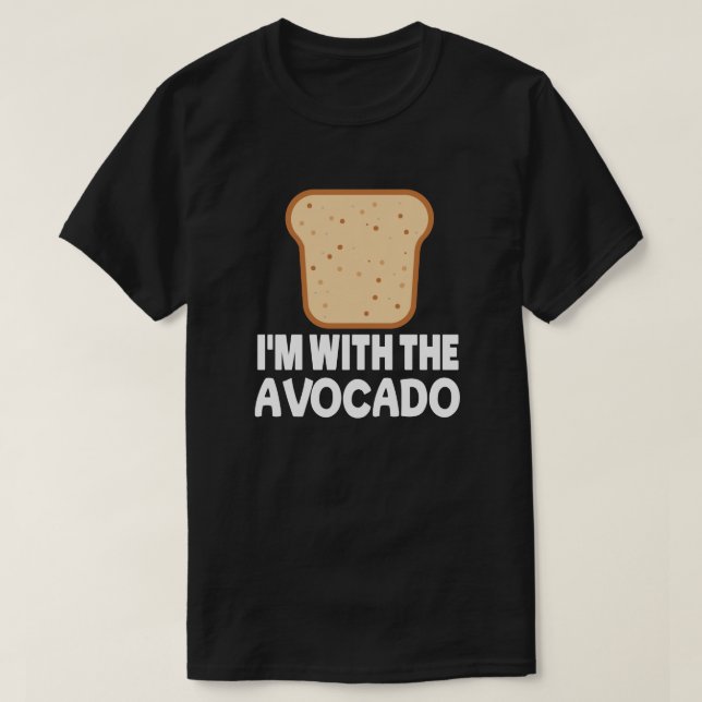 Avokado med toast matchande Halloween-dräkt T Shirt (Design framsida)