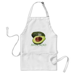 Avokado och halvt förkläde