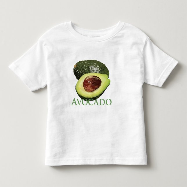 Avokado och halvt tee shirt (Framsida)
