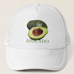 Avokado och halvt truckerkeps