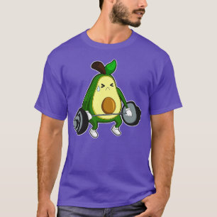 Avokado på Fitness med skivstång T Shirt