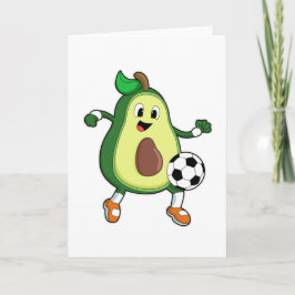 Avokado på fotbollssporter kort