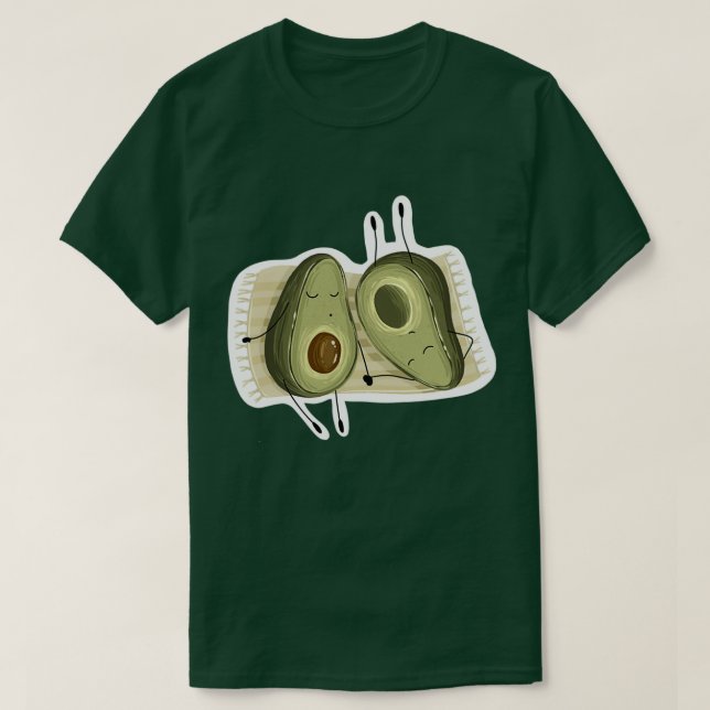 Avokado par Classic TShirt T Shirt (Design framsida)