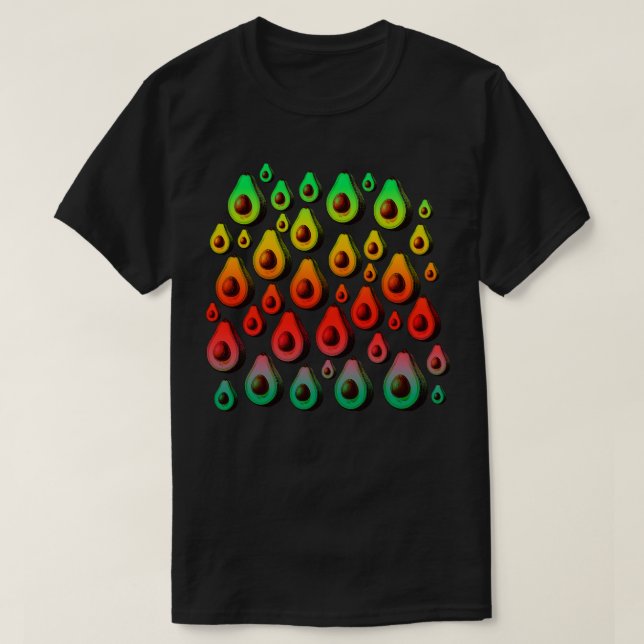 avokado popart 5 t shirt (Design framsida)